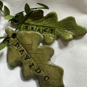 Personalised Leaf Wedding Favours