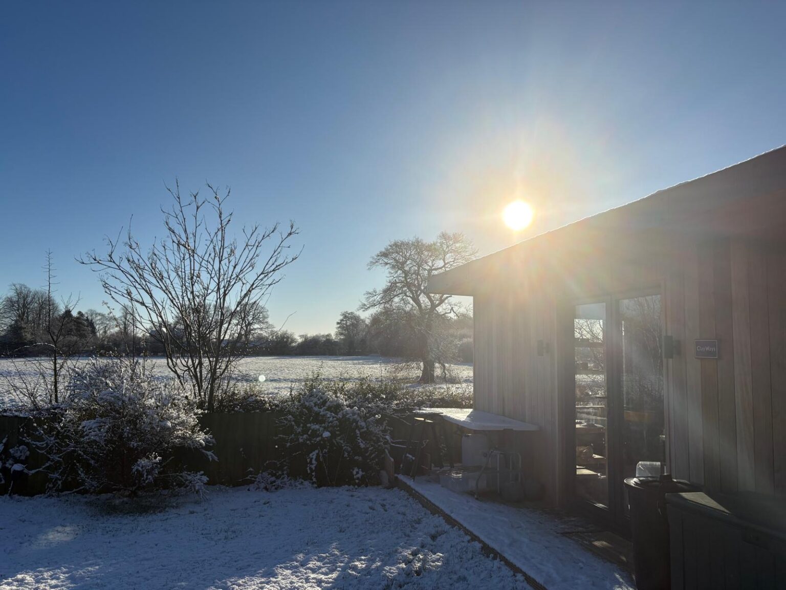 Clayways in the snow