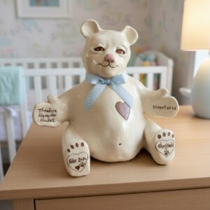 Personalised Ceramic Teddy Bear